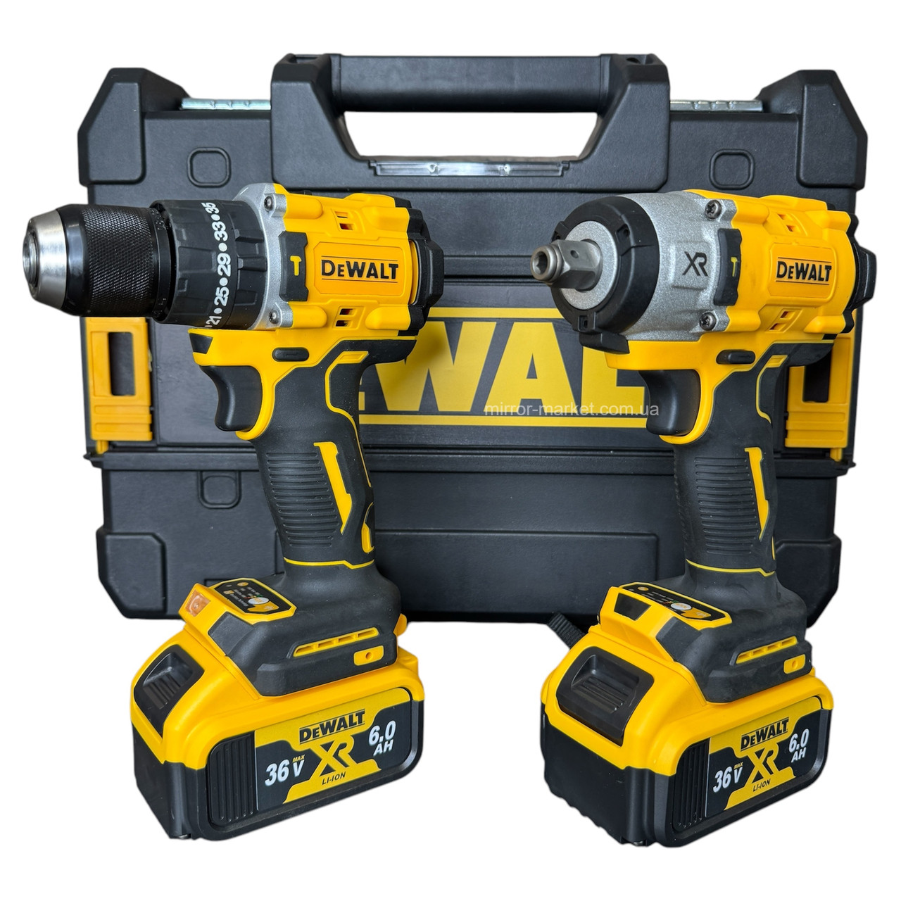 Набір акумуляторного інструменту Dewalt 2 в 1 гайковерт DCF922 + шуруповерт DCD996 (36V/6A)