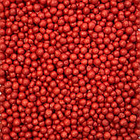 Посипка рисові кульки глазуровані червоні D=5 (1кг/уп)