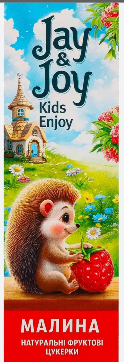 Пастила малинова Jay&Joy, 32 г (Джей Джой)