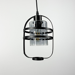 Чорний підвіс в стилі Лофт 12512/1