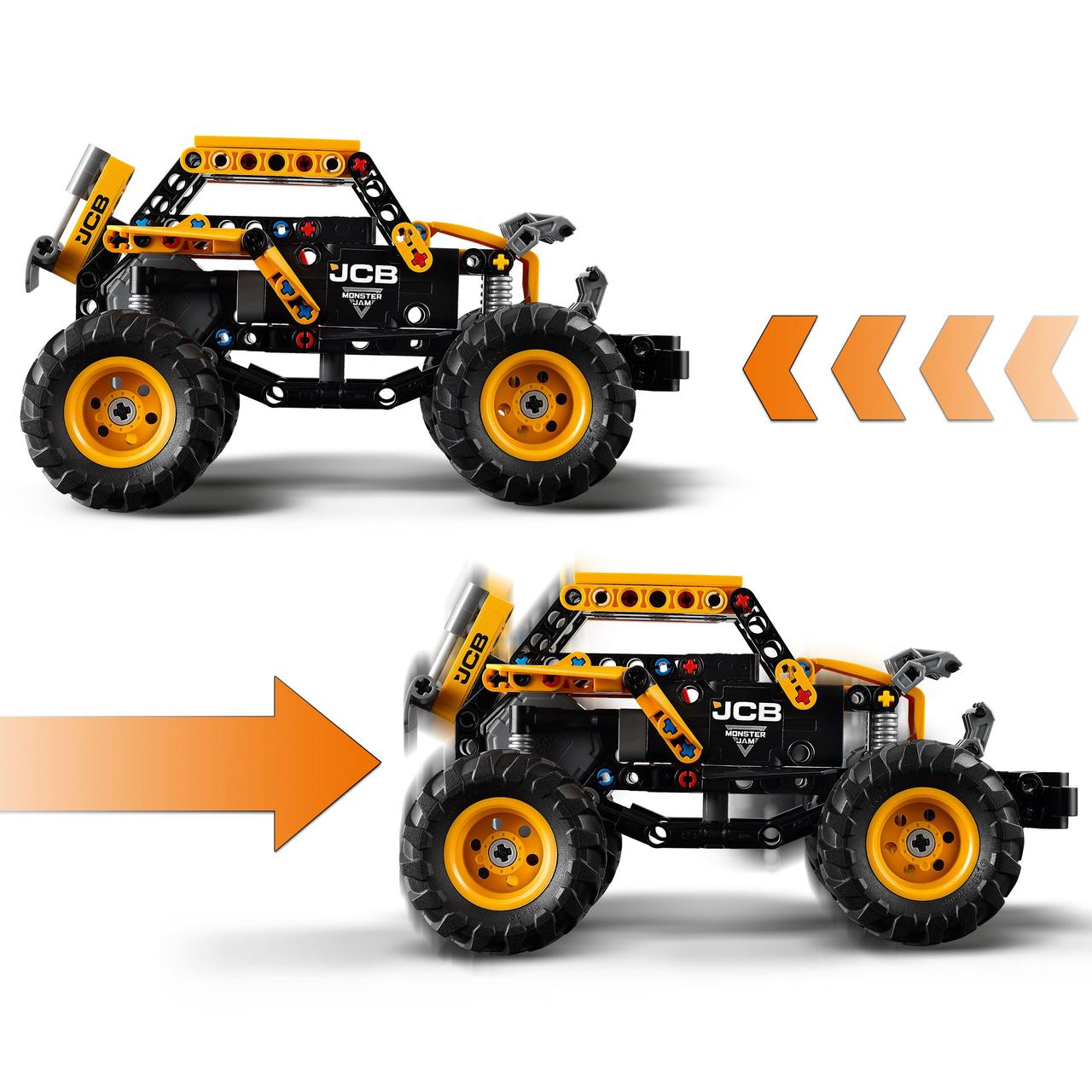 Лего техник с инерционный двигателем Джип Монстер трак Lego Technic DIGatron Monster Jam 42199