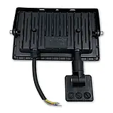 Світодіодний прожектор з датчиком руху BIOM 30W S6-SMD-30-Slim+Sensor 6200К 220V IP65, фото 6