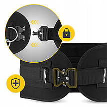 Пояс атлетичний для обтяження 4FIZJO Dip Belt 80 см Black (P-5905973402255), фото 6
