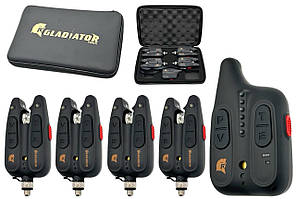 Набір сигналізаторів Gladiator RF1118 4+1 Black з пейджером