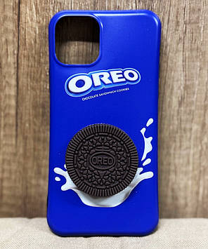 Силіконовий чохол для iPhone 11 Pro Max - Печиво Oreo, Синій