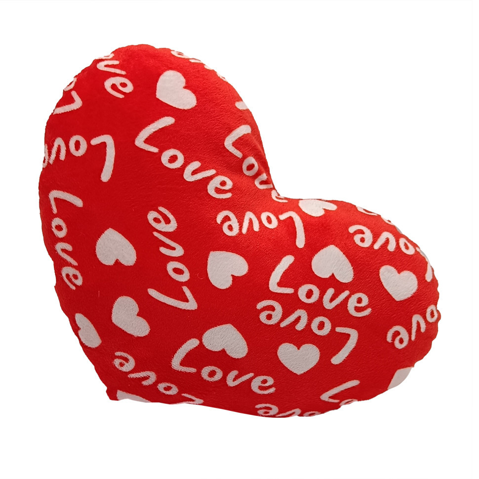 Дитяча м’яконабивна іграшка "Серце LOVE" Сувенір-декор HL-M 25 cм, Toyman