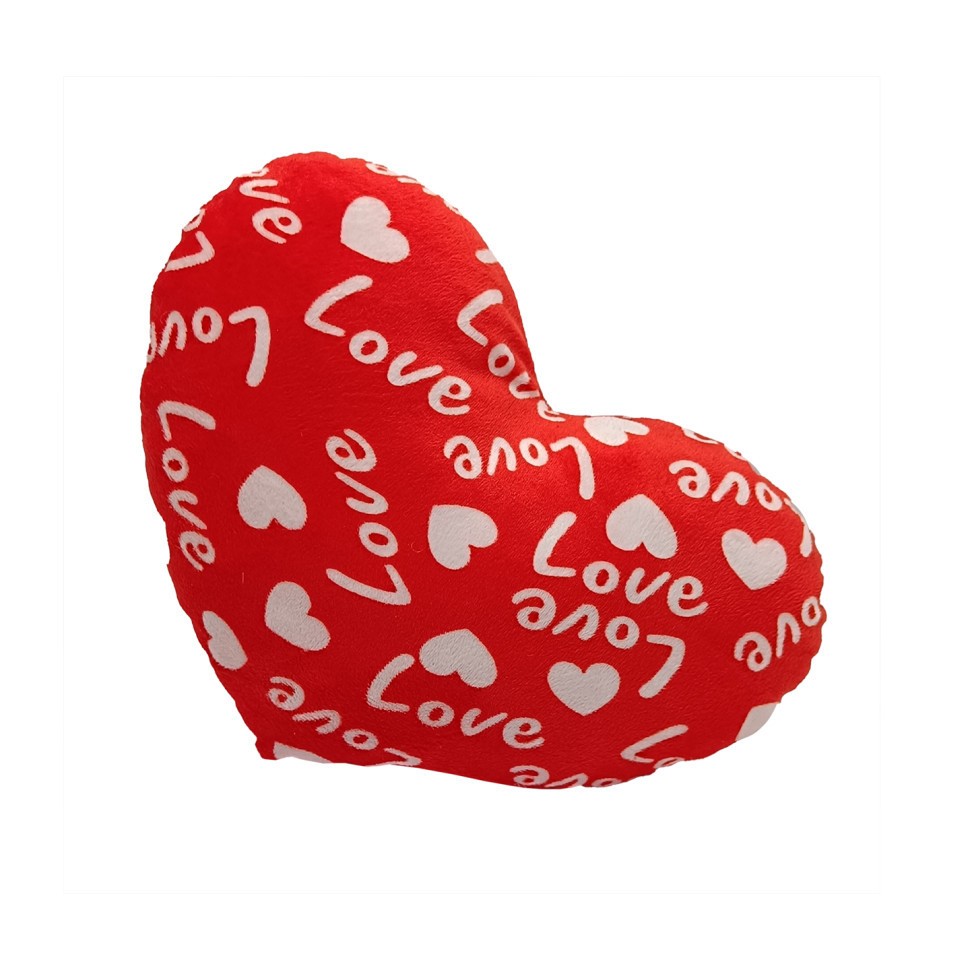 Дитяча м’яконабивна іграшка "Серце LOVE" Сувенір-декор HL-S 18 см, Toyman