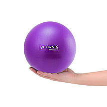 М'яч для пілатесу, йоги, реабілітації Cornix MiniGYMball 22 см XR-0225 Purple Poland, фото 3