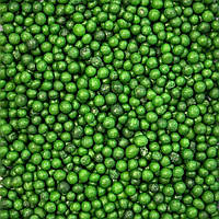 Посипка рисові кульки глазуровані темно-зелені D=5 (1кг/уп)