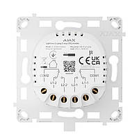 Реле Ajax LightCore (2-gang/2-way) для двоклавішного прохідного вимикача