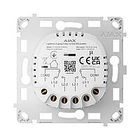 Реле Ajax LightCore (2-gang/2-way) vertical для двоклавішного прохідного вимикача