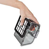 Колбовий пилосос з турбощіткою Crownberg  2600 Вт Пилосос контейнерний без мішка з 4 ступінчастою фільтрацією, фото 9