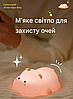 Нічник силіконовий акумуляторний у формі бегемота А002, фото 10