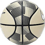 Баскетбольний м'яч Nike EVERYDAY ALL COURT 8P GRAPHIC DEFLATED TEAM GOLD/BLACK/WHITE (розмір 7) N.100.4370.703.07, фото 2