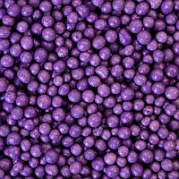 Посипка рисові кульки глазуровані “Аметист” (фіолетовий) D=7 мм (1кг/уп)