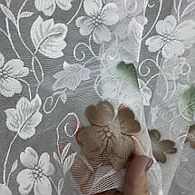 Жаккард арка біло-коричнева 49823 (шт), фото 2