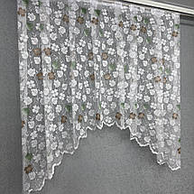 Жаккард арка біло-коричнева 49823 (шт), фото 3