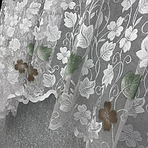 Жаккард арка біло-коричнева 49823 (шт), фото 4