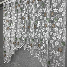 Жаккард арка біло-коричнева 49823 (шт), фото 5