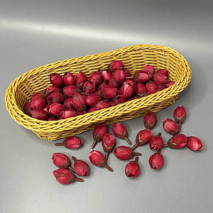 Бутон трояндочки 2 см - винний