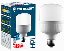 Лампа світлодіодна HPL 38Вт ENERLIGHT 230V 6500K E27 3200 Lm