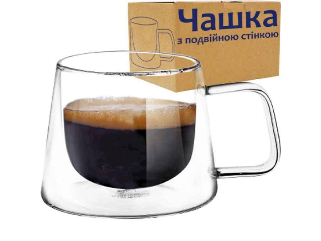 Чашка з подвійною стінкою 200мл 202-22 ТМ SNT BP