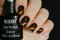 Гель-лак з ефектом «Кішне око» Bluesky 10 ml No1-24