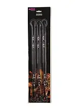 Шампури із нержавіючої сталі (6шт х 44см)