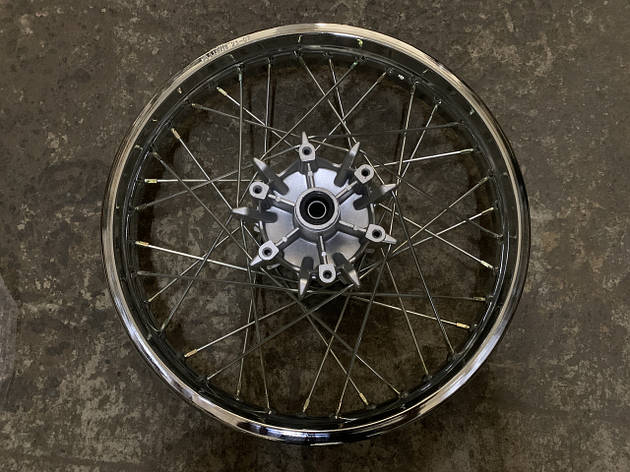 Диск колеса 2,15*18 (задній) X-CROSS (scet hub=45 PCD6*136,brake disk hub=90) ST, фото 1