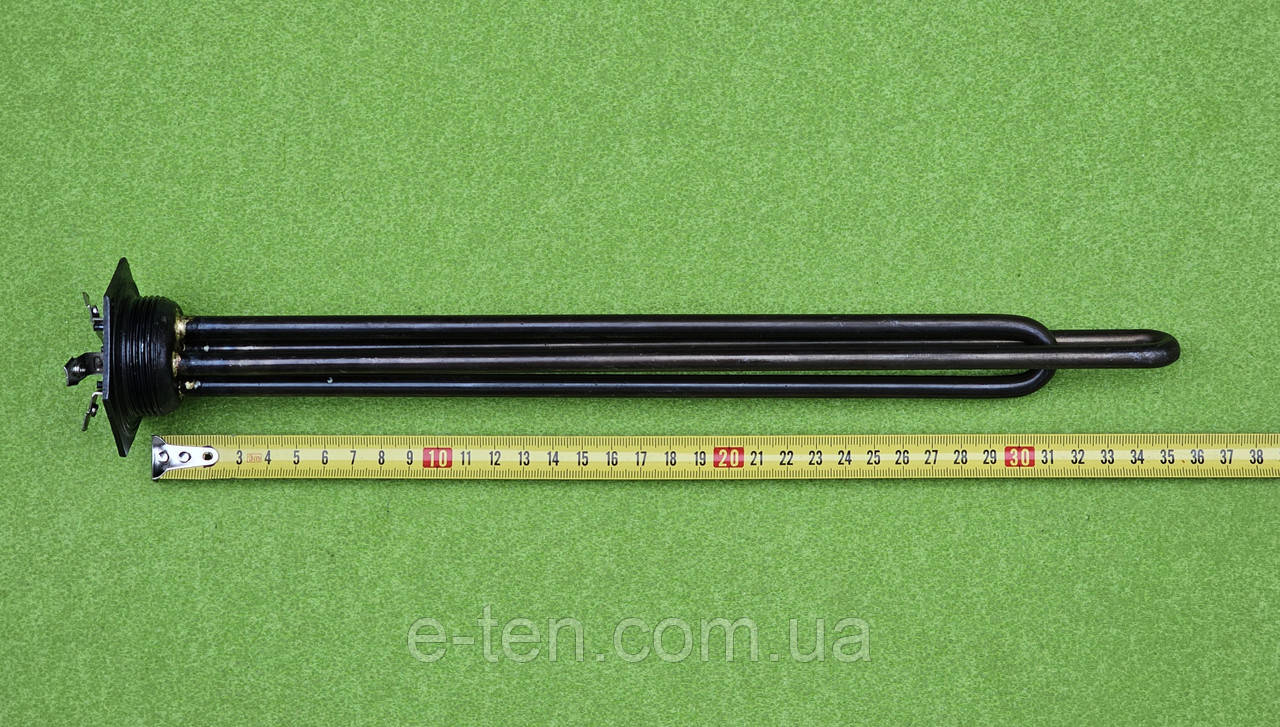 Тен "подвійний" для масляного обігрівача 2000W / 220V / L=350мм на різьбі 1¼" (дюйм з чвертю або 42мм), фото 1