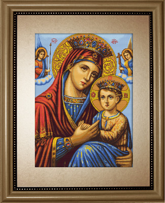 B428 Ікона Божої Матері. Luca-S. Набір для вишивання нитками