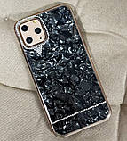 Чохол із стразами для iPhone 11 Pro - LAUT Pearl case, Чорний перламутр, фото 3