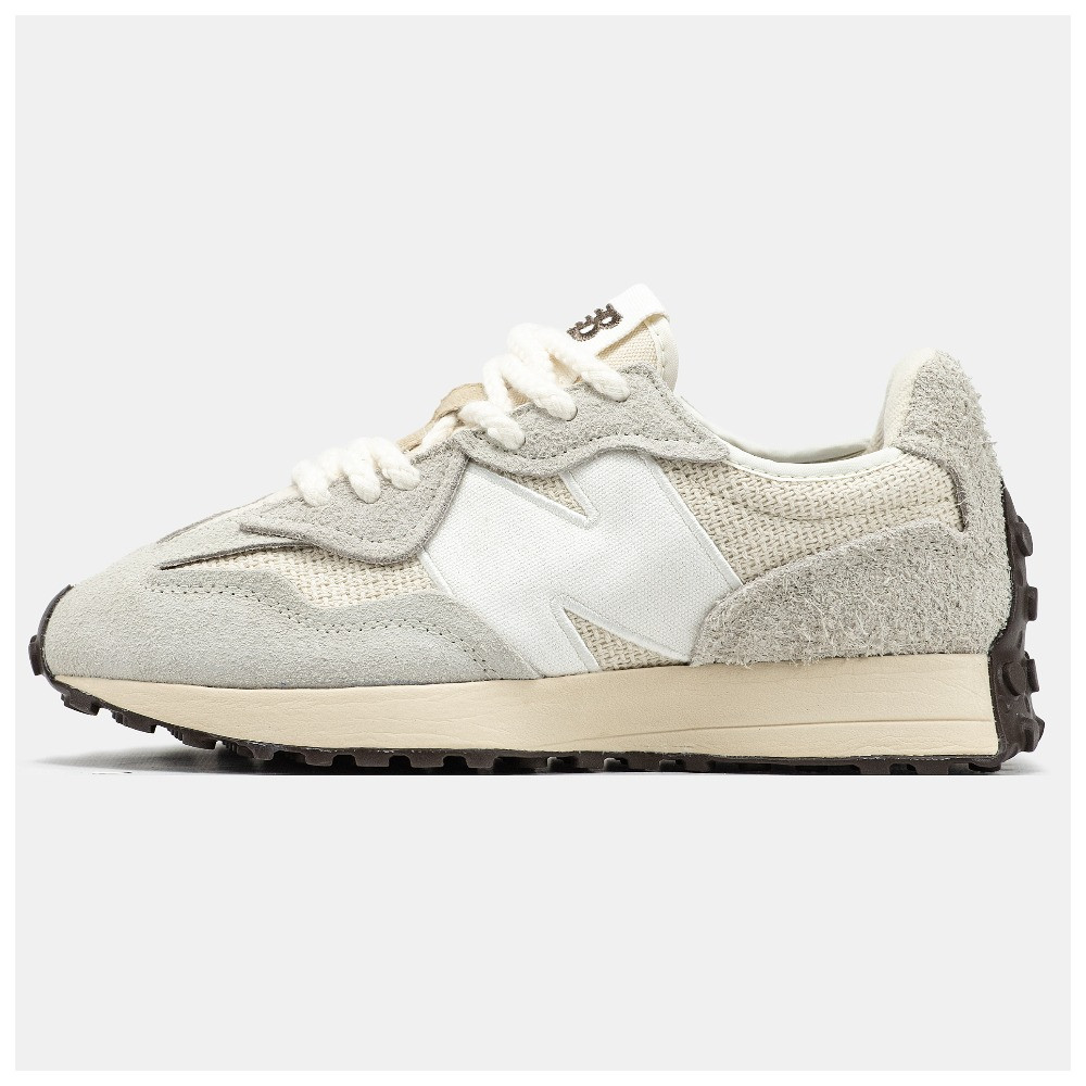Жіночі кросівки New Balance 327 Beige Grey, замшеві кросівки нью беланс 327 ню беленс NB 327 нб