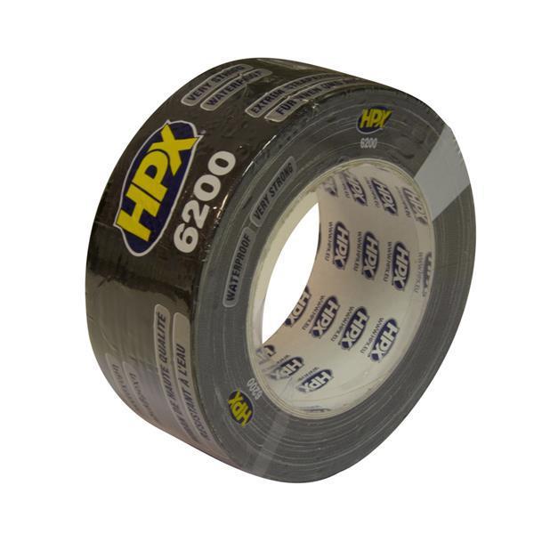 Армована ремонтна стрічка самоклейка HPX CB5025, 25 м. х 50 мм. х 0.3 мм., від 0 до +80°С, чорна, ПВХ, фото 1