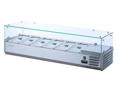 Вітрина холодильна для топінгу GoodFood GF-VRX1500/380-H6C