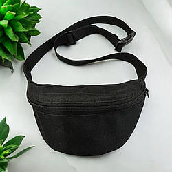 Бананка унісекс Betty Pretty з високоякісного тканого текстилю чорна PRS