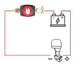 Вимикач маси 12-48В 300A Перемикач живлення акумулятора з клемами, фото 5