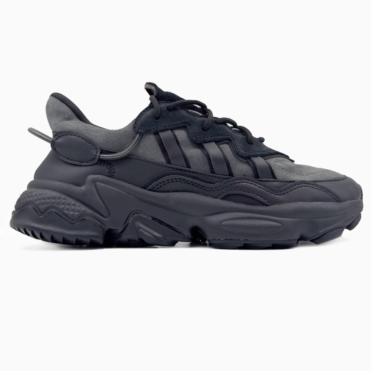 Кросівки чоловічі чорні Adidas Ozweego Grey (18311), фото 1