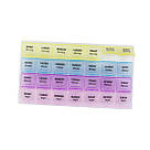 Таблетниця на 7 днів — органайзер для таблеток, контейнер для ліків на 28 комірки (4 прийоми на день), фото 4