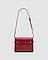 Шкіряна жіноча сумочка Saint Laurent Manhattan Medium Burgundy, фото 3