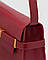 Шкіряна жіноча сумочка Saint Laurent Manhattan Medium Burgundy, фото 4