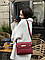 Шкіряна жіноча сумочка Saint Laurent Manhattan Medium Burgundy, фото 10