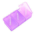 Комплект медична аптечка червона 13х18 см і контейнер для таблеток на 7 днів (21 комірка) 14х8х4 см, фото 8