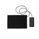 Електрична грілка повстяна Тріо-СамеТо Чорна 10 Вт 30х21 см від USB електрогрілка | граничка електрична, фото 4