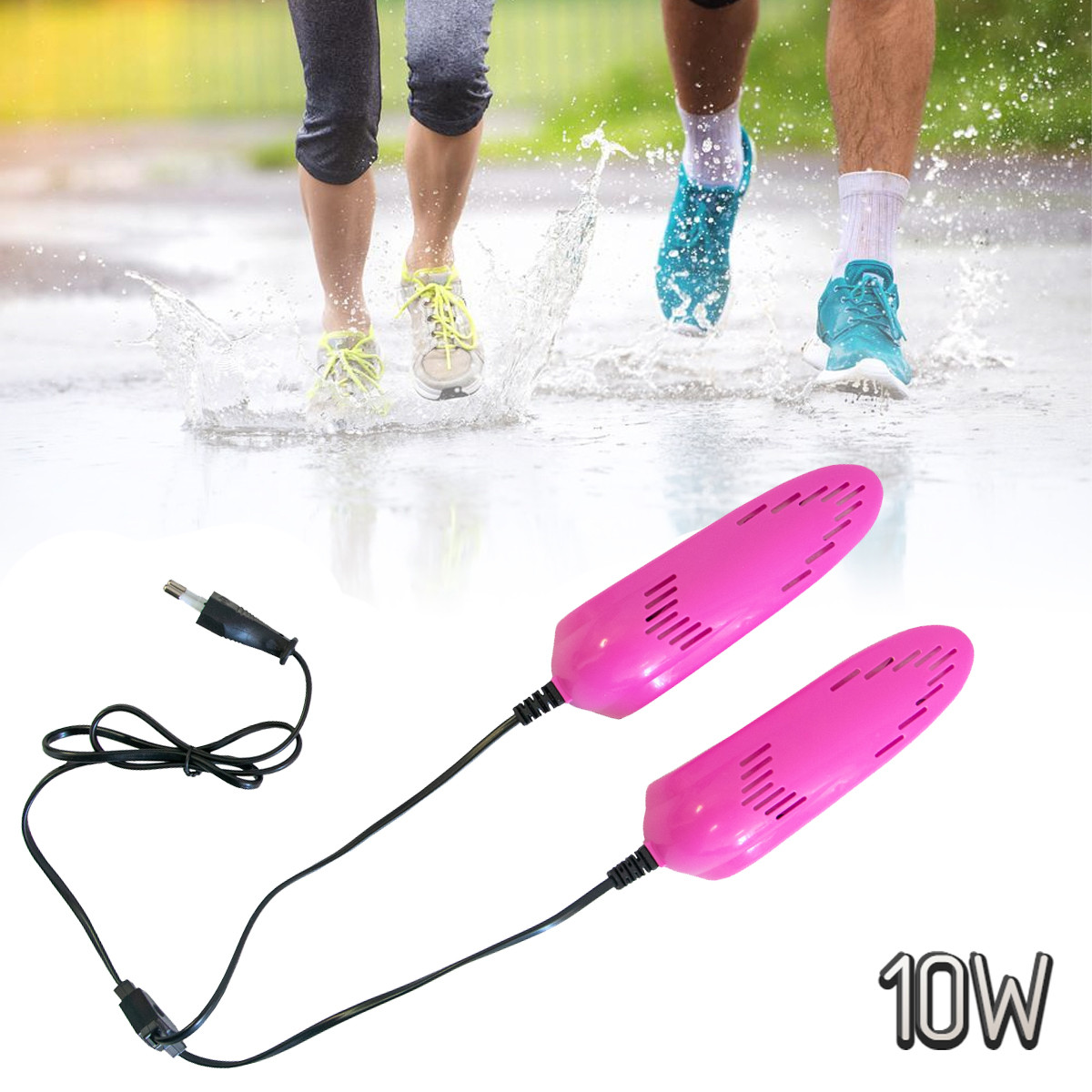 Електросушарка взуття Shoes Dryer 220 В 10 W Рожева сушарка для взуття електрична, сушарка для черевиків, фото 1
