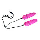 Електросушарка взуття Shoes Dryer 220 В 10 W Рожева сушарка для взуття електрична, сушарка для черевиків, фото 3