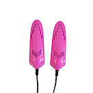 Електросушарка взуття Shoes Dryer 220 В 10 W Рожева сушарка для взуття електрична, сушарка для черевиків, фото 4