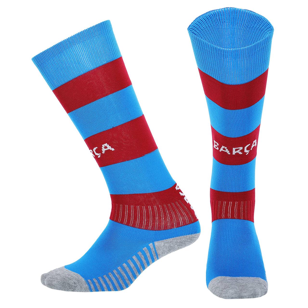 Футбольні гетри дитячі з символікою BARCELONA 2024 ETM2401-AW р-р 32-39