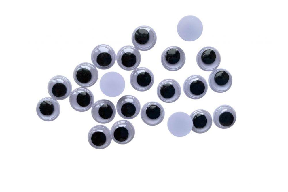 Очі декоративні круглі (5*2шт.) 10мм, фото 1