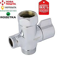 Дивертор для змішувача латунний Zegor (Хром) Польща